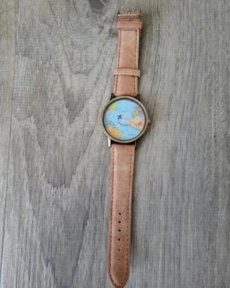 Orologio stile viaggio aereo travel