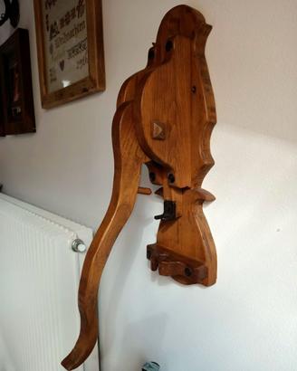 Cavatappi professionale da parete in legno
