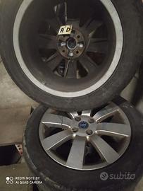 4 cerchi in lega originali FIAT montati su stilo