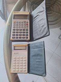 Calcolatrici Sharp anni '80