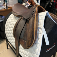 Sella inglese 18 in vero cuoio