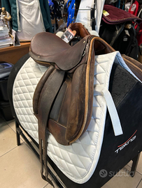 Sella inglese 18 in vero cuoio