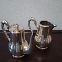 Antico set  Broggi Milano,  placcato argento