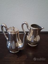 Antico set  Broggi Milano,  placcato argento