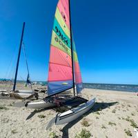 Catamarano Hobie Cat 16 con carrello stradale