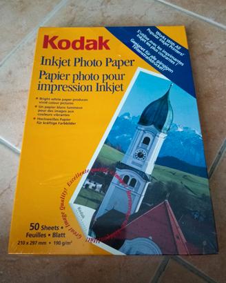 Carta fotografica Kodak Inkjet 50 fogli