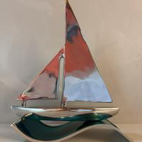 Modellino barca alumminio