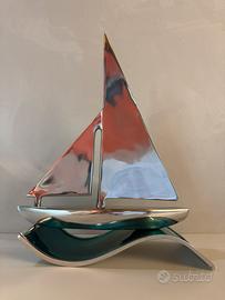 Modellino barca alumminio