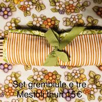 Set grembiule e tre mestoli thun