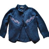 Cardigan blu  LANA e ALPACA AquaJeans