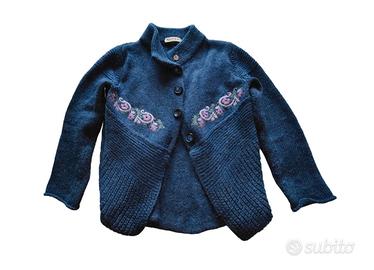 Cardigan blu  LANA e ALPACA AquaJeans