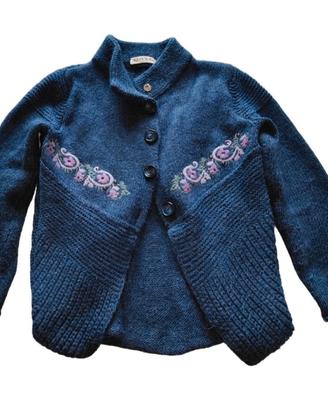 Cardigan blu  LANA e ALPACA AquaJeans