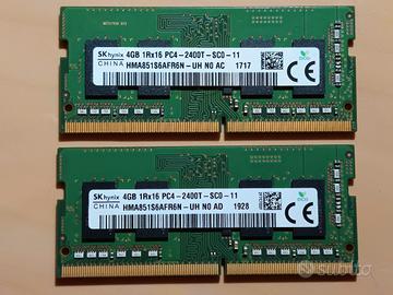 RAM SODIMM SK Hynix 8GB - 4GB x 2