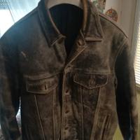 giubotto vintage in pelle Levis 