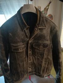 giubotto vintage in pelle Levis 