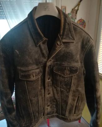 giubotto vintage in pelle Levis 