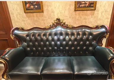 Divano in vera pelle