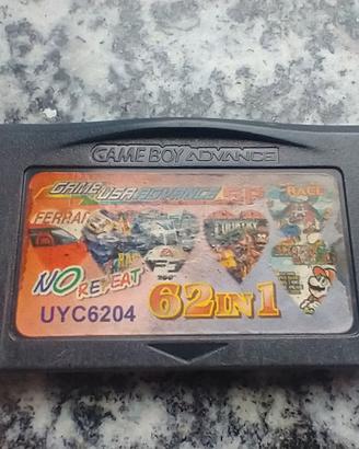 Cartuccia per Nintendo Gameboy Advance 62 in 1