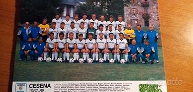 Poster plastificato Cesena 1987/1988