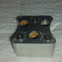 Supporto per targa inclinata moto