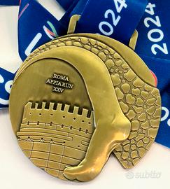 Medaglia running Appia Run 2024 edizione limitata