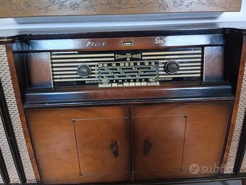 Mobile radio giradischi Vintage Pilot stereo