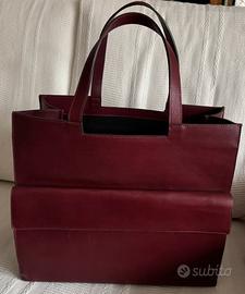 Ampia borsa in  simil cuoio marca ZARA