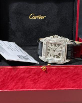 CARTIER SANTOS 100 L costumizzato (negoziante)