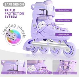 Pattini in Linea per Bambini per Ragazze, Misura L