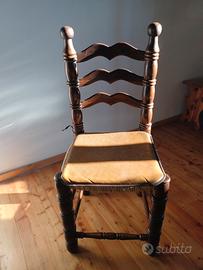 4 sedie artigiano Furlan Walter