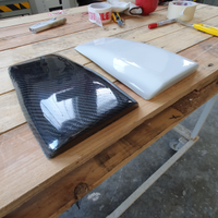 Presa d'aria FIAT 500 vecchia carbonio