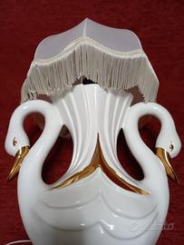 Lume vintage Abat jour franges. Vintage 1955.