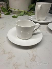 Tazzine e piattino tognana caffè x8