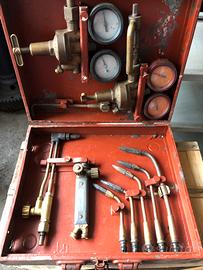 Kit taglio e saldatura ossiacetilenica cannello