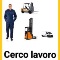 Carrellista pratico autista locale magazziniere