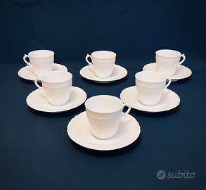 Set 6 tazzine da caffè “Vecchio Ginori”