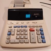 Calcolatrice Sharp COMPET CS-2194H con 10 rotoli  