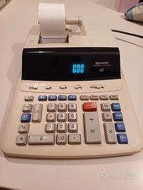 Calcolatrice Sharp COMPET CS-2194H con 10 rotoli  