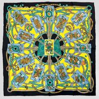 Hermes Pocket Square Scarf Silk Dame de Coeur