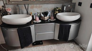 FLAMINIA mobile bagno sospeso doppio 