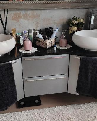 FLAMINIA mobile bagno sospeso doppio 