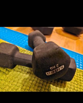 COPPIE DI MANUBRI SAGOMATI e NEOPRENE  2/3/4/5 KG