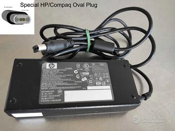 Alimentatore pc portatile notebook HP oval plug
