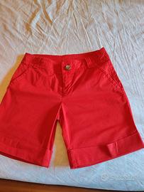 Bermuda rosso Benetton
