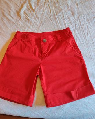 Bermuda rosso Benetton