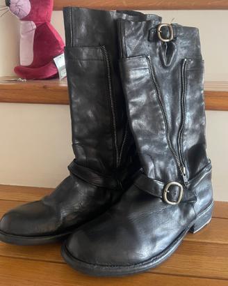 Stivali in pelle Officine Creative unisex