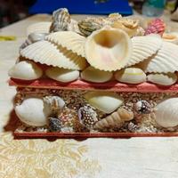 Oggetti vintage fatti con conchiglie