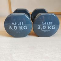 Manubri 3 Kg DECATHLON