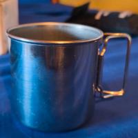 Tazza / Bicchiere in acciao da campeggio Scout