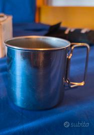 Tazza / Bicchiere in acciao da campeggio Scout